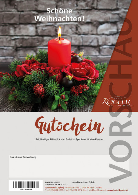 Frühstücksgutschein